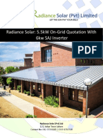 Quotation 5kw Ongrid System