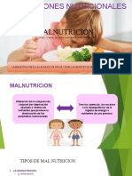 Alteraciones Nutricionales