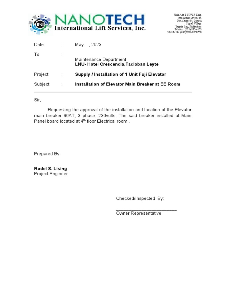 Letter of - EE | PDF