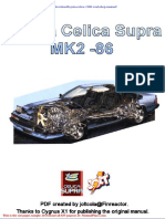 Toyota Celica 1986 Workshop Manual