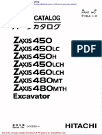 Hitachi Zaxis Zx450 Excavator Part Catalog