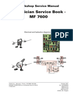 Massey Ferguson MF7600 Technician Workshop Manual