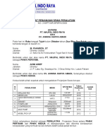 Surat Perjanjian Sewa Peralatan