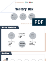 Offertory Box: Engineering Graphics and Stimulation