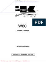 Fiat Kobelco w80 Wheel Loader Technical Handbook