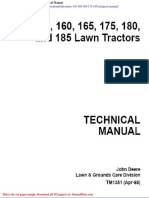 John Deere 130 160 165 175 180 Technical Manual