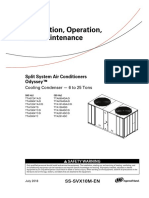 Condensadora TTA - IOM (Inglés)