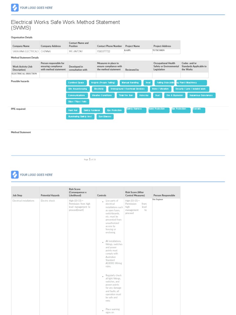 SWMS PDF