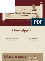 Simple Red and Beige Vintage Illustration History Report Presentation