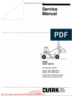 Clark SM 580 Service Manual