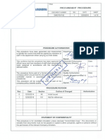 8.2.2. DWE-PS-P-02 Procurement Procedure