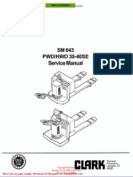 Clark Sm 643 Service Manual