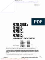 Komatsu Hydraulic Excavator Pc200 250lc 6 Shop Manual
