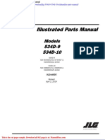 JLG 534d 9 534d 10 Telehandler Parts Manual