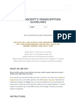 Transcription Guidelines - GoTranscript