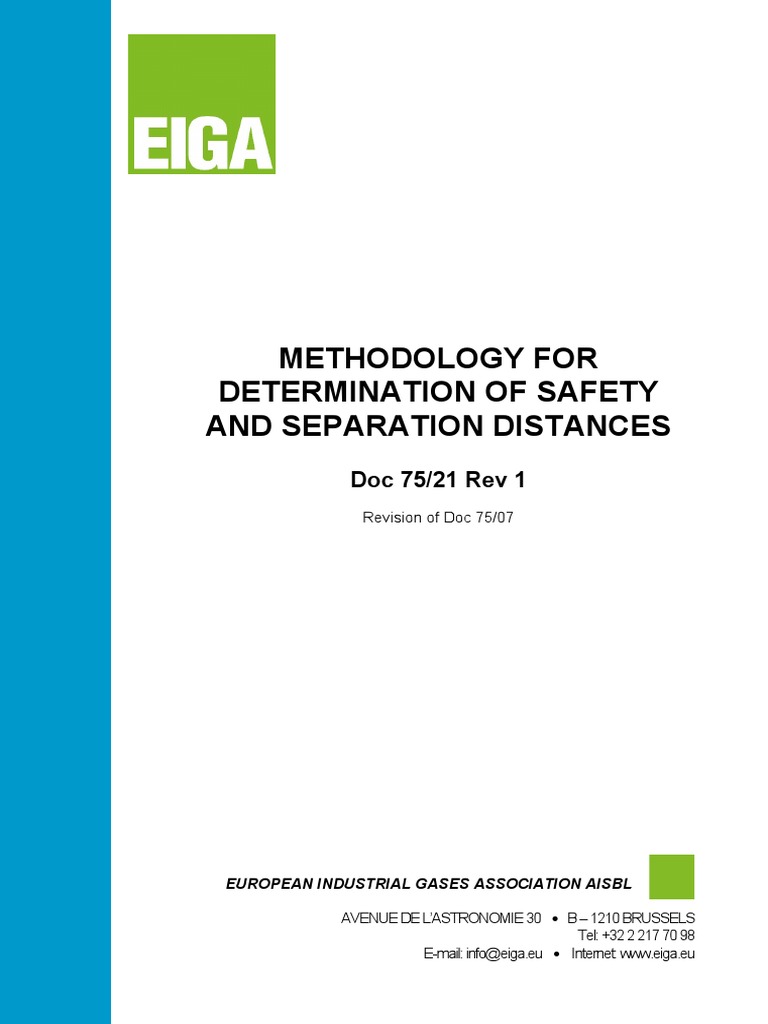 Safety and Separation Distance Methodology | PDF | Technology & Engineering