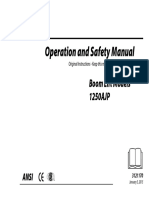 JLG 1250ajp Boom Lift Operation and Safety Manual