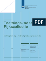 Toetsingskader Rijkscollectie Module Planmatig Beleid Veiligheidszorg Inspectie Overheidsinformatie en Erfgoed