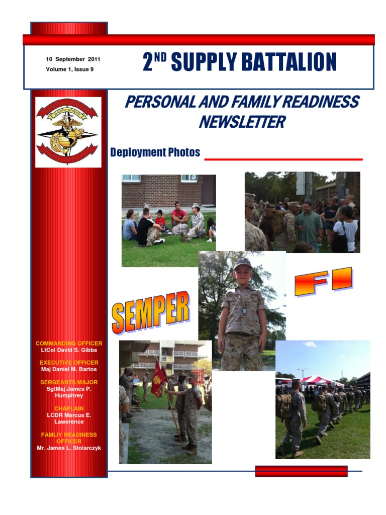Newsletter Sep 2011 | PDF | Marines | United States Marine Corps