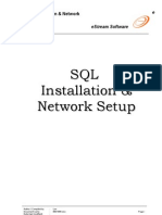SQL-Installation & Network Setup