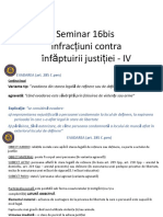  Infractiuni Contra Justiției IV