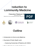 Introduction to Community medicine อ.ชโนดม ICH1 2019