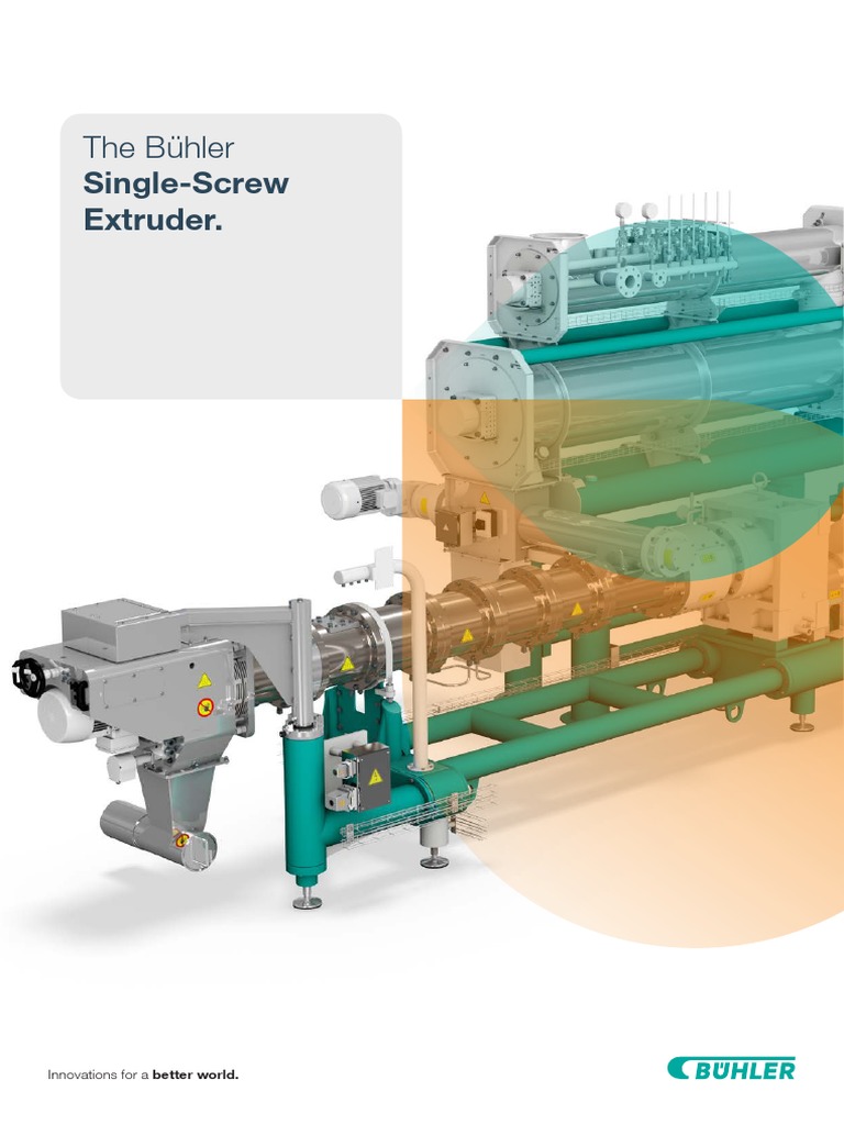 BUHLER single extruder brochure | PDF | Extrusion | Mechanical Engineering