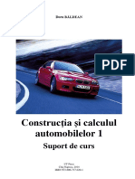 Constructia Si Calculul Automobilelor