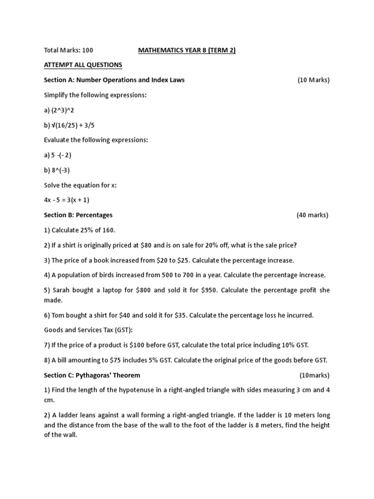 Maths Paper | PDF