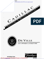 Cadillac Deville 1995 Service Reapair Manual