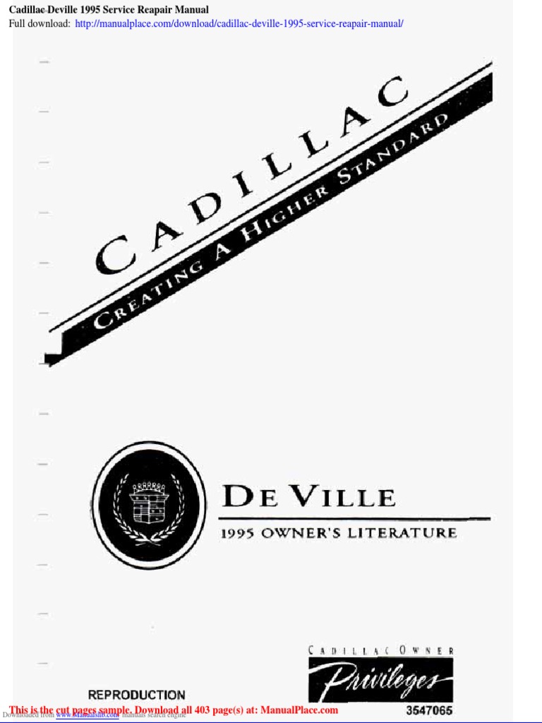 2005 CADILLAC DEVILLE REPAIR MANUAL PDF intelligence overview
