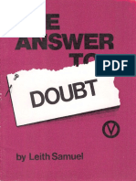 The Answer To Doubt