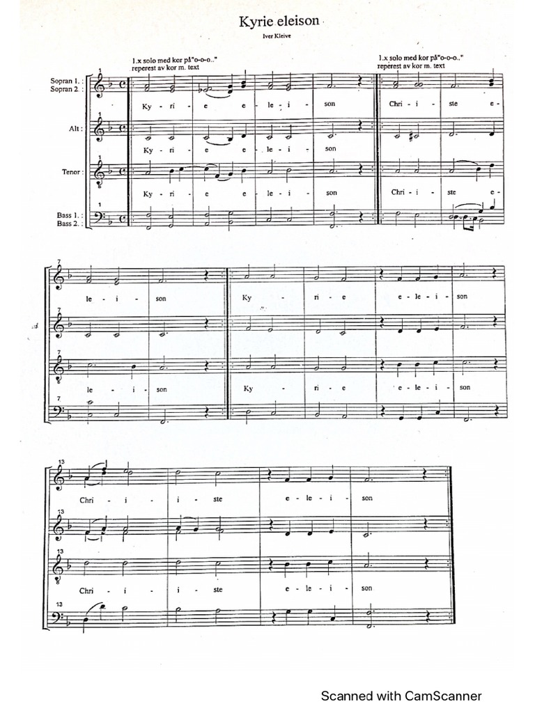 kyrie Eleison | PDF