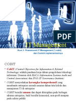 Modul 5. Framerwork IT Management