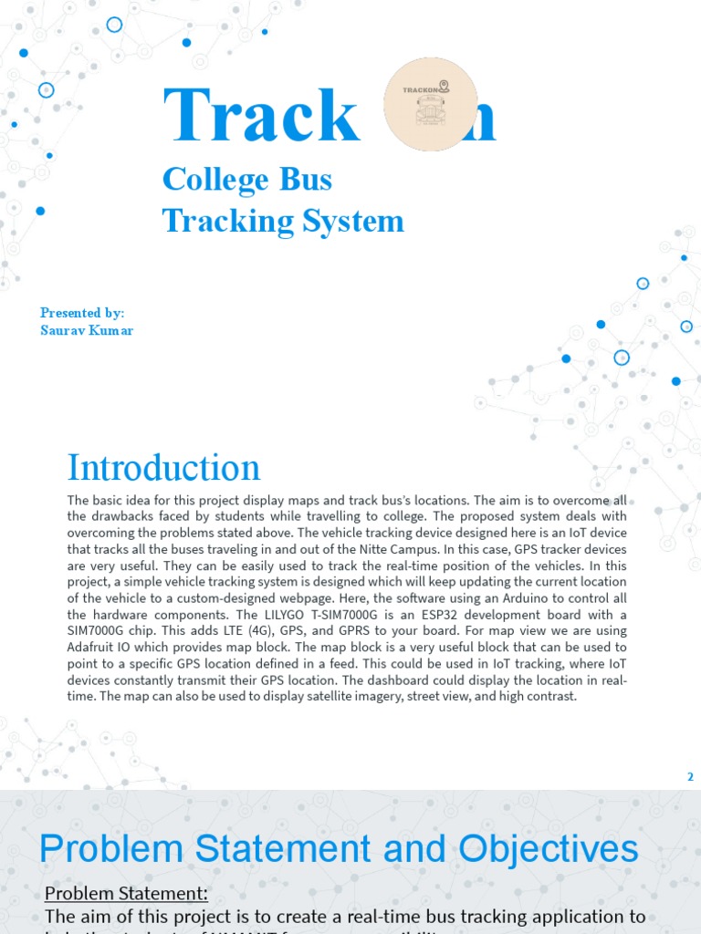 Real-Time College Bus Tracking System | PDF | Internet Of Things | Bus