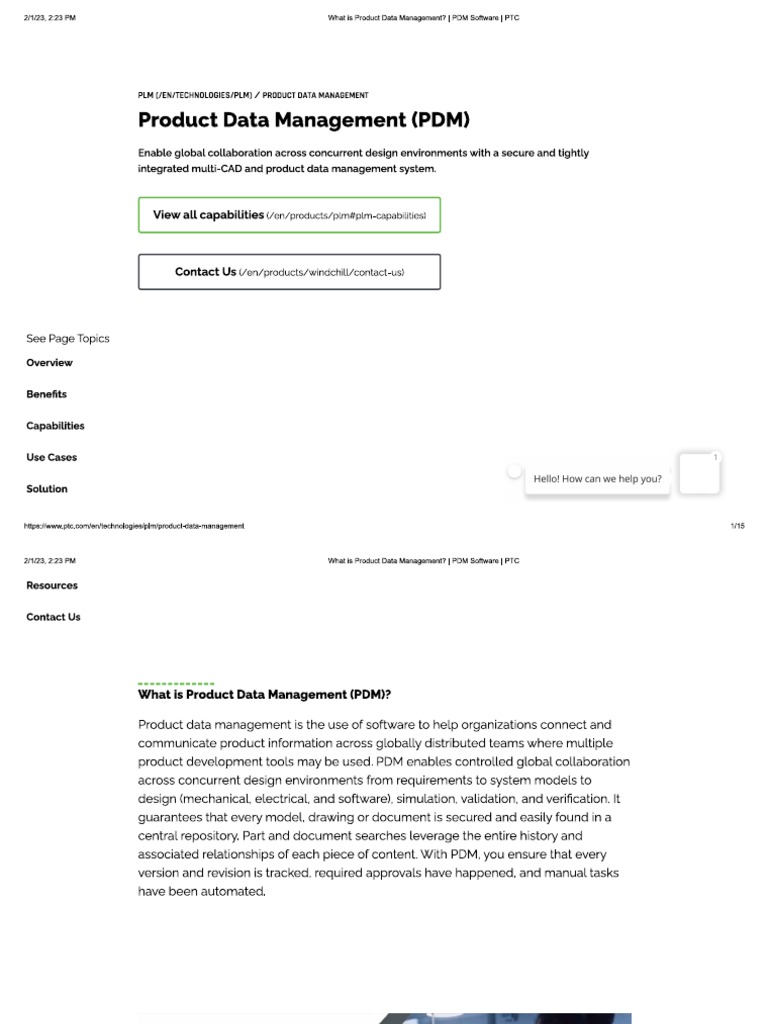 Product Data Management (PDM) | PDF