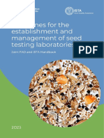 Guidelines For The Establishment and Management of Seed Testing Labs