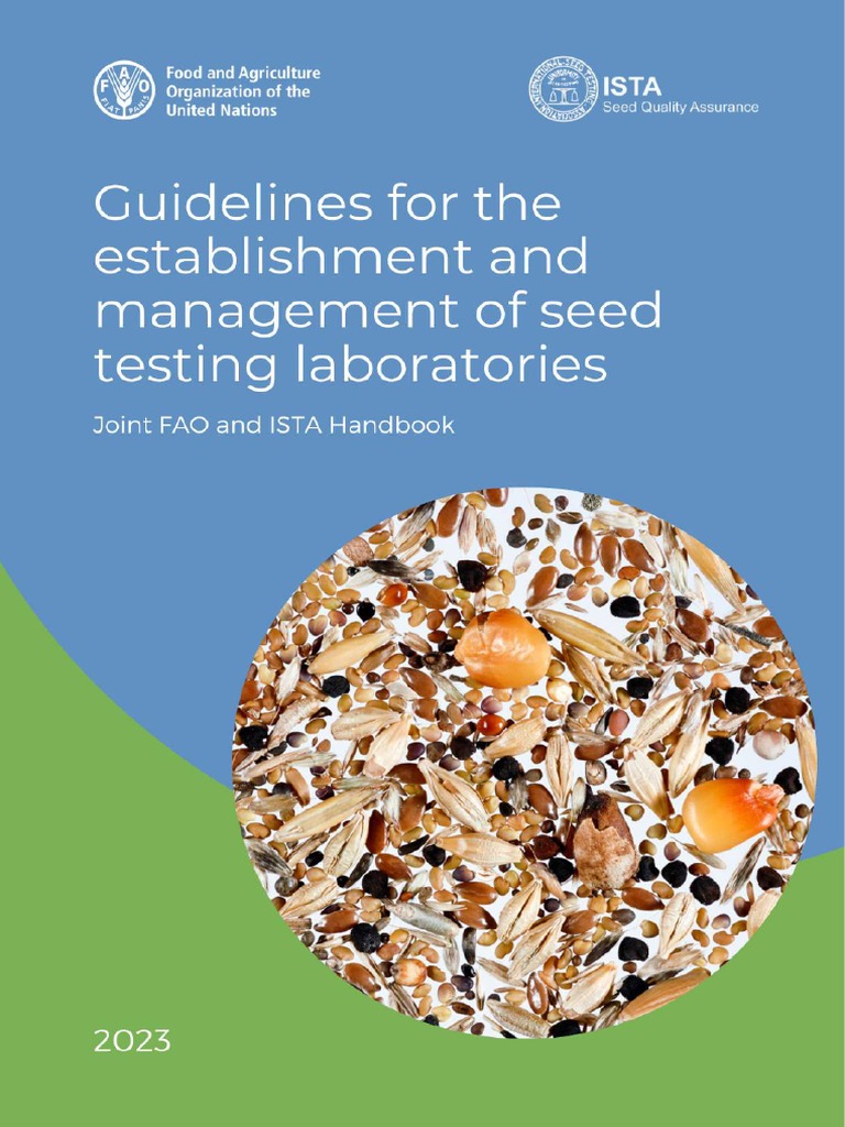 Guidelines For The Establishment and Management of Seed Testing Labs ...
