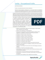 Electrical Instrumentation Occupational Profile