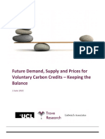 2021 Trove Research UCL Carbon Credit Demand Supply and Prices