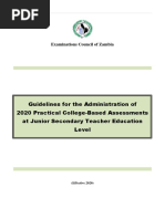 Junior Secondary Teachers Diploma Guideline - 2020