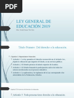 Resumen de la Ley General de Educación | PDF