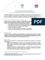 Formation Négociation Humanitaire TDR Mai 2023