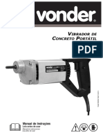 Vibrador Portatil VONDER VCV 750