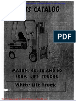 White Fork Lift Ma30h 40-50-60fork Lift Trucks Parts Catalog