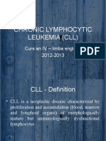 Chronic Lymphocytic Leukemia (CLL) : Curs An IV - Limba Engleza 2012-2013