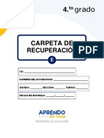 Carpeta de Recuperacion 4° (Modelo)