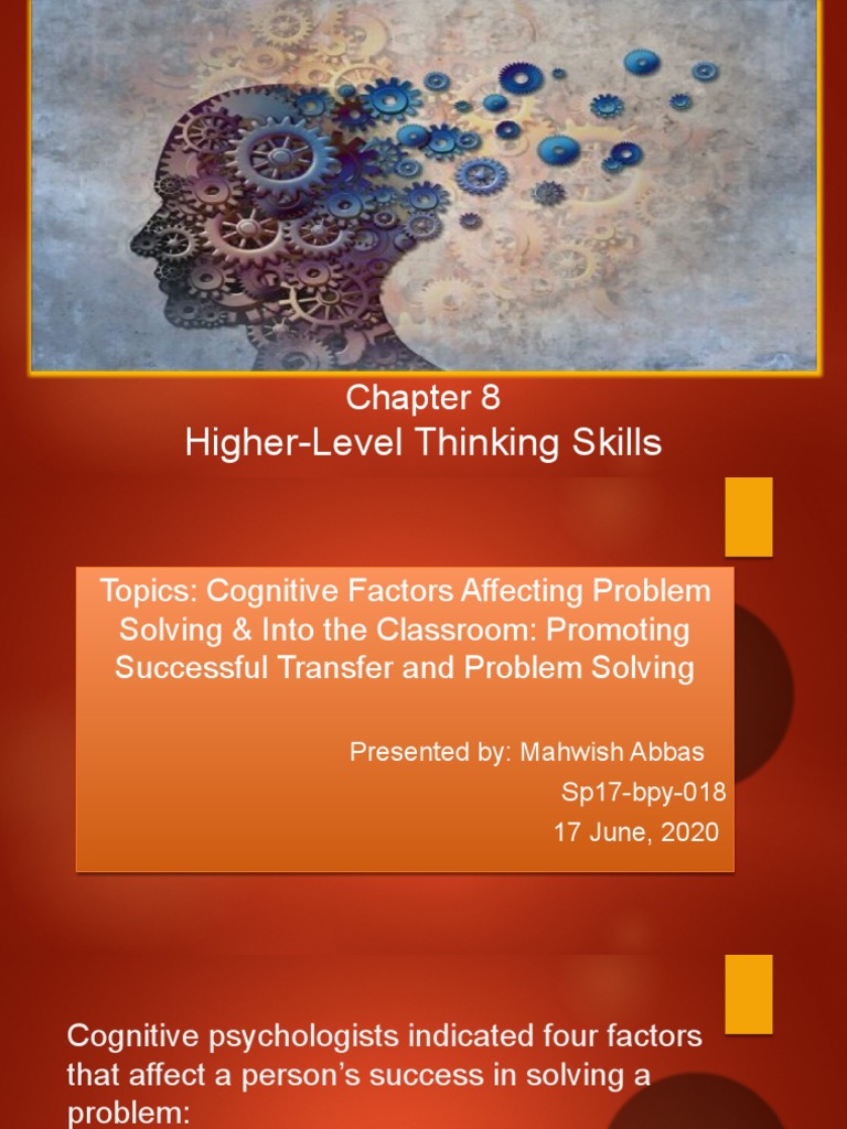 Educators' Guide to Problem Solving | PDF | Memory | Working Memory