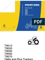 New Holland Serie t6000 Operator Manual