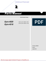 Terex Gyro 4518 Parts Manual